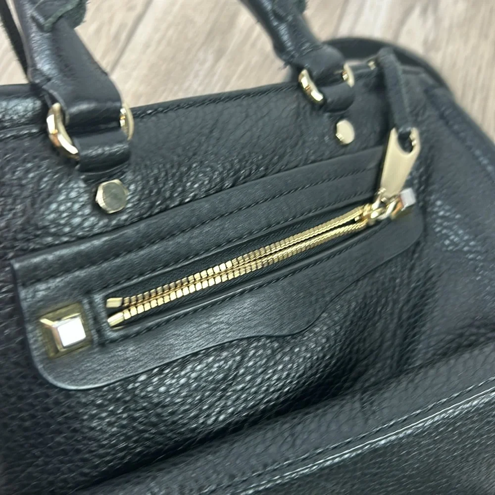 Rebecca Minkoff Raegan fringe black leather bag small - Picture 10 of 12